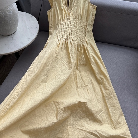 Anthropologie The Hailey Sleeveless V-Neck Pintuck Midi Dress by Maeve Size S - Picture 12 of 12